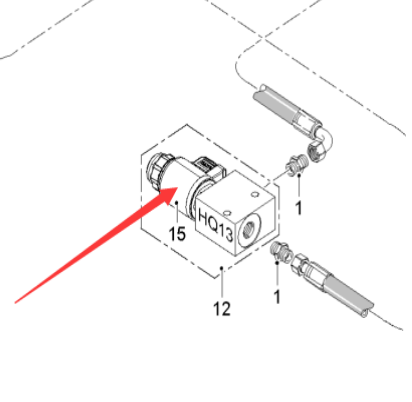 进口铣刨机电磁阀线圈2141102